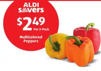 Aldi Multicolored peppers offer
