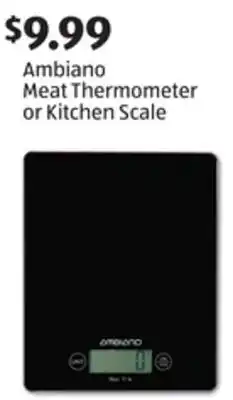 Aldi Ambiano meat thermometer or kitchen scale offer