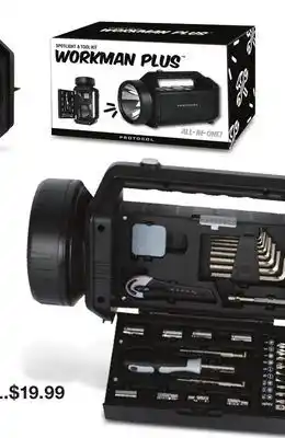 JC Penney Protocol workman plus spotlight and tool kit offer