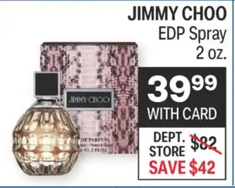 CVS Jimmy choo edp spray 2 oz offer
