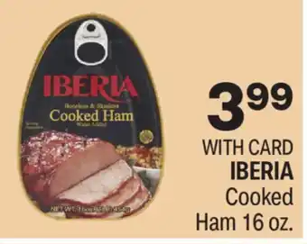 CVS Iberia cooked ham 16 oz offer