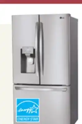 The Home Depot Lg 28 cu. ft. stainless steel french door refrigerator offer