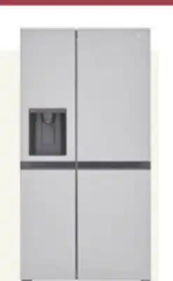 The Home Depot Lg 27 cu. ft. stainless steel side-by-side smart refrigerator offer
