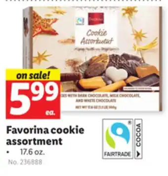 Lidl Favorina cookie assortment offer