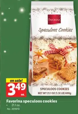 Lidl Favorina speculoos cookies offer