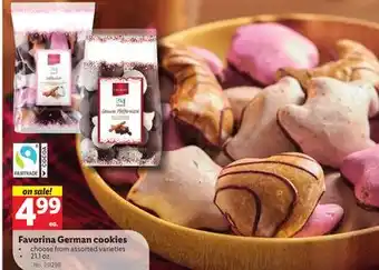 Lidl Favorina german cookies offer