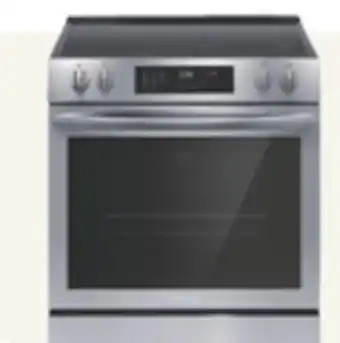 The Home Depot Frigidaire 5.3 cu. ft. stainless steel electric convection range offer