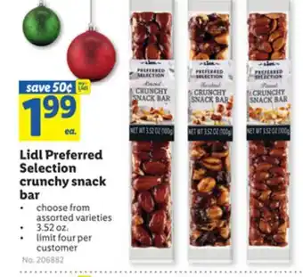 Lidl Lidl preferred selection crunchy snack bar offer