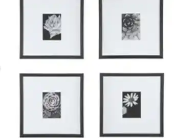 The Home Depot Stylewell 4 pc. gallery wall picture frames offer