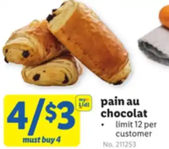 Lidl Pain au chocolat offer