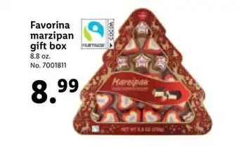 Lidl Favorina marzipan gift box offer