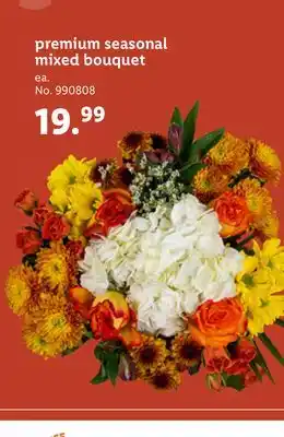 Lidl Premium seasonal mixed bouquet offer