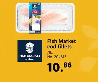 Lidl Fish market cod fillets offer