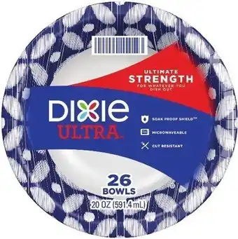 Kroger Dixie paper plates or bowls offer