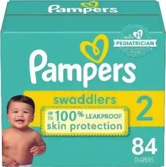 Kroger Pampers swaddlers, baby-dry or easy-ups diapers offer