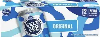 Kroger Kroger seltzer water offer