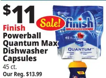 Ocean State Job Lot Finish powerball quantum automatic dishwasher tabs, 45 count offer