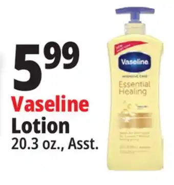 Ocean State Job Lot Vaseline lotion offer