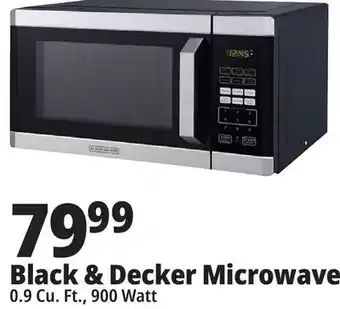 Ocean State Job Lot Black + decker 900w stainless steel microwave oven offer
