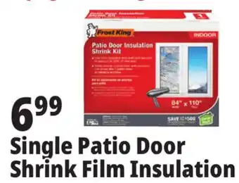 Ocean State Job Lot Frost king patio door insulation shrink kit offer