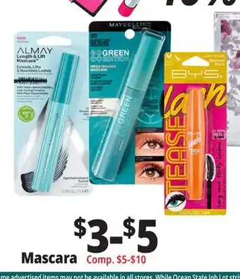 Ocean State Job Lot Mascara offer