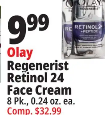 Ocean State Job Lot Olay regenerist retinol 24 face cream offer