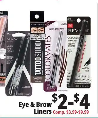 Ocean State Job Lot Eye & brow liners offer