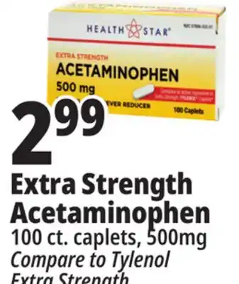 Ocean State Job Lot Extra strength acetaminophen offer