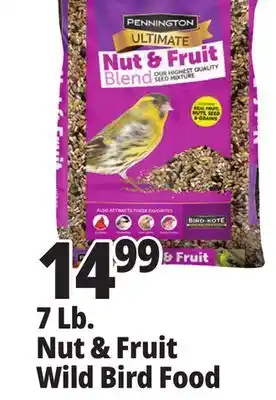 Ocean State Job Lot 7 lb. nut & fruit wild bird food offer