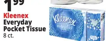 Ocean State Job Lot Kleenex everyday facial tissue, 8 count offer