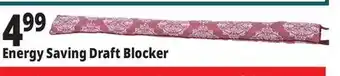 Ocean State Job Lot Energy saving draft blocker offer