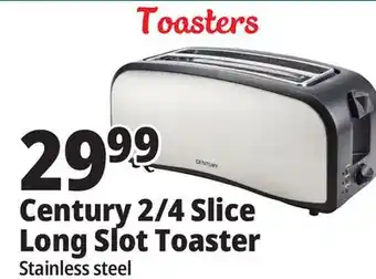 Ocean State Job Lot Century 4 slice long slot toaster offer