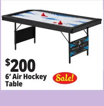 Ocean State Job Lot Fat cat polar blast folding air hockey table, 6' offer
