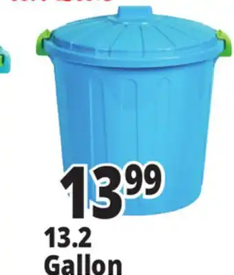 Ocean State Job Lot Hemicasa large oscar bin with lid and handles, 50 l offer