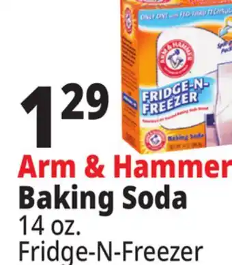 Ocean State Job Lot Arm & hammer fridge & freezer baking soda, 14 oz offer