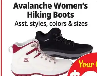 Ocean State Job Lot Avalanche women's hiking boots offer