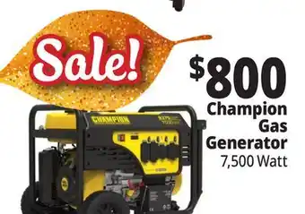 Ocean State Job Lot Champion 7500-watt generator offer