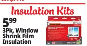 Ocean State Job Lot Frost king window insulation shrink kit, 3 count offer