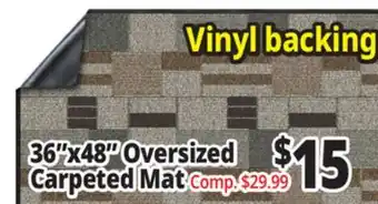 Ocean State Job Lot 24x36 printed coir doormat with vinyl backing offer