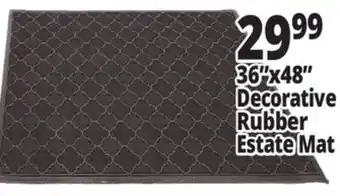 Ocean State Job Lot 36x48 decorative rubber estate mat offer