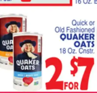 Bravo Supermarkets Quaker oats offer