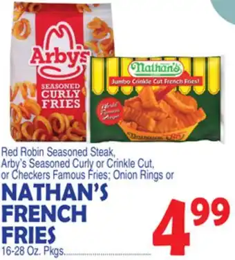 Bravo Supermarkets Nathan's french fries offer
