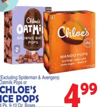 Bravo Supermarkets Chloe's ice pops offer
