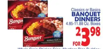 Bravo Supermarkets Banquet dinners offer