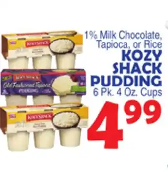 Bravo Supermarkets Kozy shack pudding offer