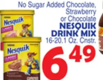 Bravo Supermarkets Nesquik drink mix offer