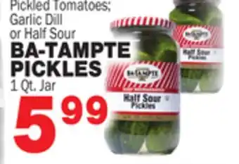 Bravo Supermarkets Ba-tampte pickles offer