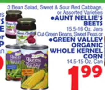 Bravo Supermarkets Aunt nellie's beets 15.5-16 oz offer