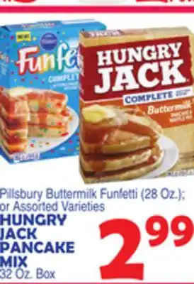 Bravo Supermarkets Hungry jack pancake mix 32 oz. box offer