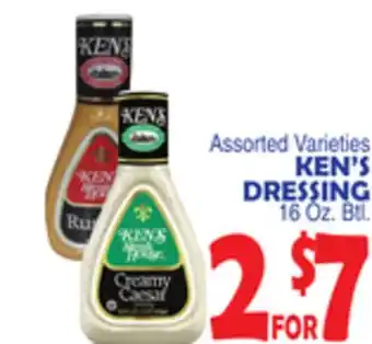 Bravo Supermarkets Ken's dressing offer